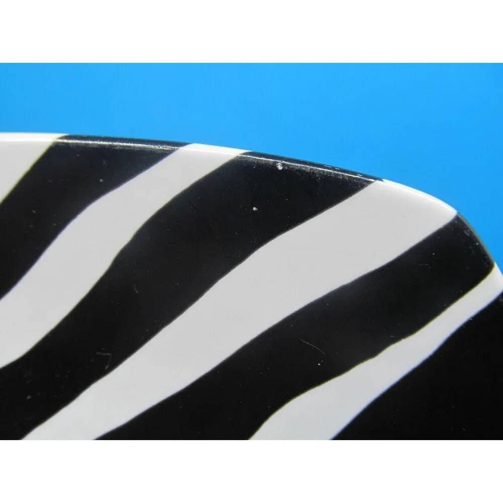 222 Fifth Zebra Black And White 8 1/4